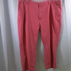 Polo Ralph Lauren Men's Stretch Classic Fit Pink Chino Pants – 46x25 (46x30 tag)